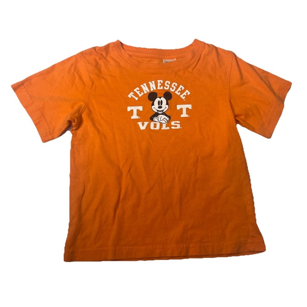 Tn Vols Disney Athletic Tshirt Orange Size 5t Tennessee Volunteers Mickey Mouse